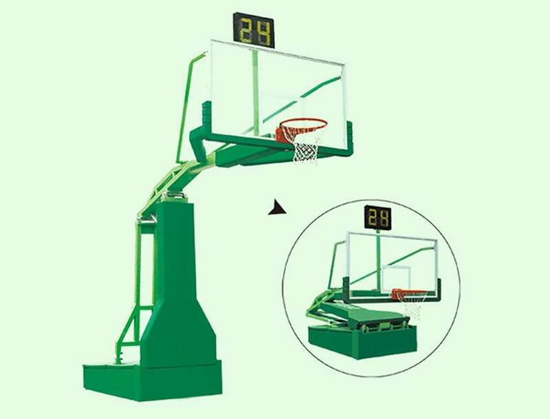 1003电动液压篮球架
